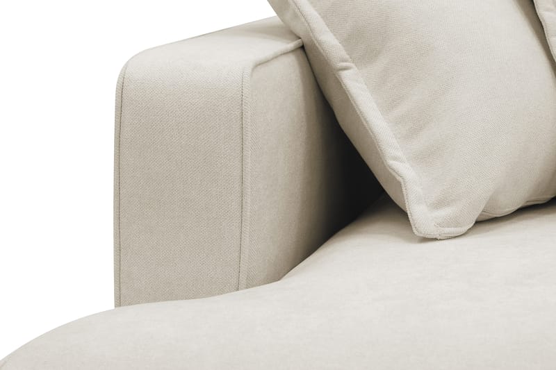 Rossita Lyx 5-sits Vänstervänd U-formad Extra djup Soffa med Divan och Schäslong i Tyg - Beige - Products - Möbler - Soffa - U-soffa