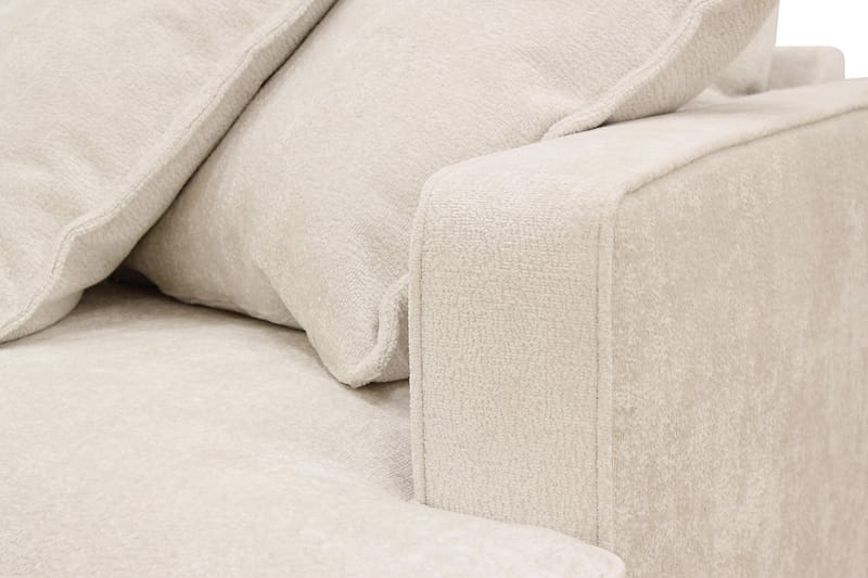 Rossita Lyx 6-sits Högervänd U-formad Extra djup Soffa med Divan och Schäslong i Chenille - Beige - Products - Möbler - Soffa - U-soffa