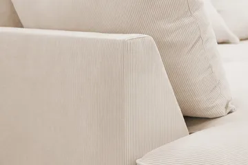 Rossita Lyx 6-sits Högervänd U-formad Extra djup Soffa med Divan och Schäslong i Manchester - Beige - Products - Möbler - Soffa - U-soffa