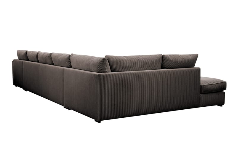 Rossita Lyx 6-sits Högervänd U-formad Extra djup Soffa med Divan och Schäslong i Manchester - Brun - Products - Möbler - Soffa - U-soffa
