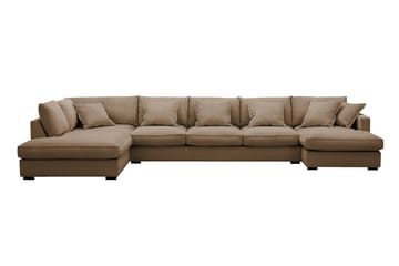 Rossita Lyx 6-sits Högervänd U-formad Extra djup Soffa med Divan och Schäslong i Manchester