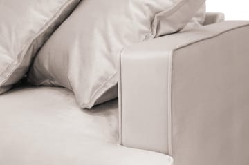 Rossita Lyx 6-sits Högervänd U-formad Extra djup Soffa med Divan och Schäslong i Sammet - Beige - Products - Möbler - Soffa - Sammetssoffa