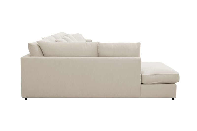 Rossita Lyx 6-sits Högervänd U-formad Extra djup Soffa med Divan och Schäslong i Tyg - Beige - Products - Möbler - Soffa - U-soffa