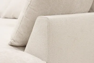 Rossita Lyx 6-sits Vänstervänd U-formad Extra djup Soffa med Divan och Schäslong i Chenille - Beige - Products - Möbler - Soffa - U-soffa