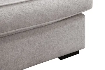 Rossita Lyx 6-sits Vänstervänd U-formad Extra djup Soffa med Divan och Schäslong i Chenille - Grå - Products - Möbler - Soffa - U-soffa