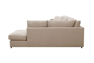 Rossita Lyx 6-sits Vänstervänd U-formad Extra djup Soffa med Divan och Schäslong i Tyg - Ljusbrun - Products - Möbler - Soffa - U-soffa