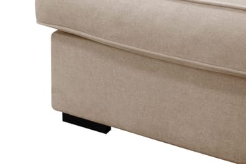 Rossita Lyx 6-sits Vänstervänd U-formad Extra djup Soffa med Divan och Schäslong i Tyg - Ljusbrun - Products - Möbler - Soffa - U-soffa