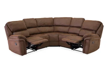 Saranda Hörnsoffa - Brun - Products - Möbler - Soffa - Biosoffa & reclinersoffa