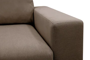 Scandi Djup 4-sits Soffa i Manchester - Brun - Products - Möbler - Soffa - 4 sits soffa