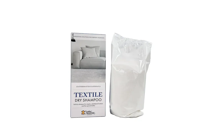 Torrschampo för textilier