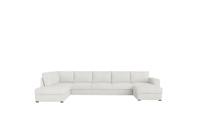 Taberk Soffa med Divan och Schäslong 5-sits - Vit - Products - Möbler - Soffa - U-soffa