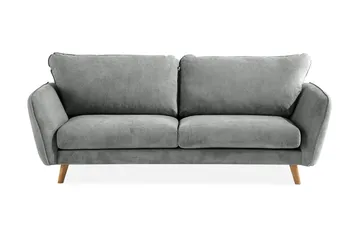 Trend Lyx 3-sits Tygsoffa, Grå