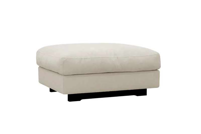 Valencia Soffgrupp Extra Djup 5-sits Soffa + Fotpall i Chenille - Beige - Products - Möbler - Soffa - Hörnsoffa
