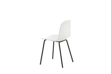 Arctic Matstol - Vit/Svart - Products - Möbler - Fåtölj & stolar - Matstol & köksstol