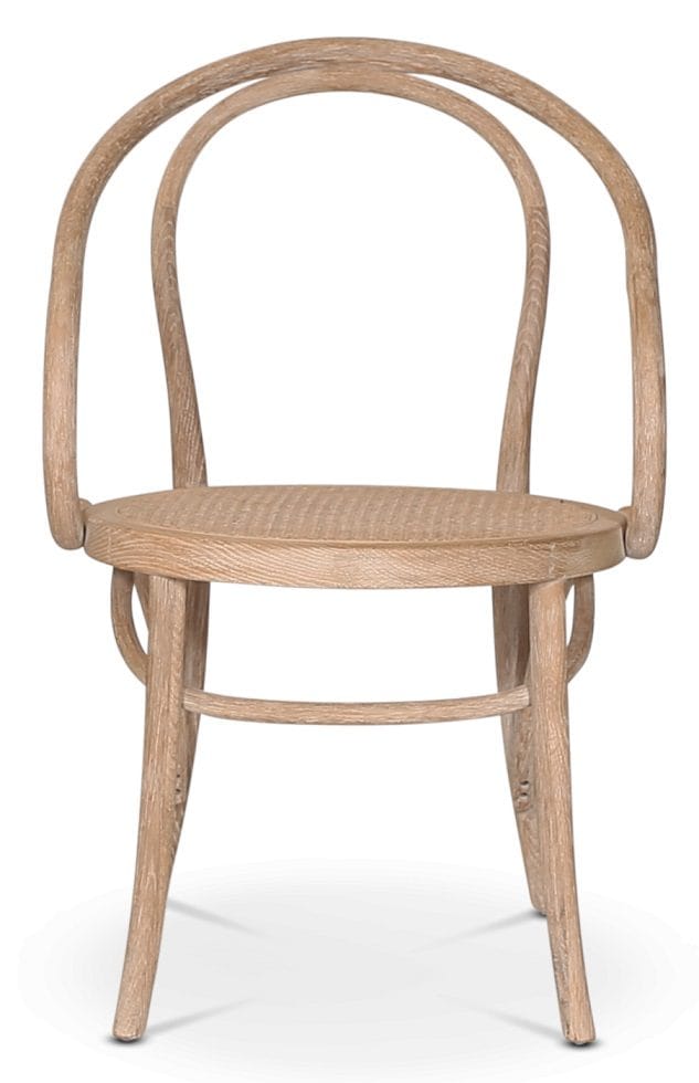 Danderyd No.30 karmstol böjträ - Whitewash / Rotting, Whitewash