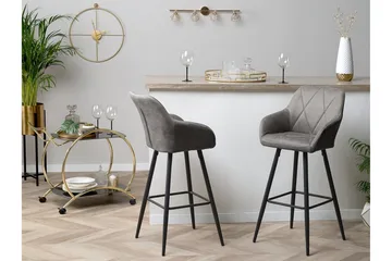 Darien Barstol 41 cm - Grå - Products - Möbler - Fåtölj & stolar - Barstol & barpall