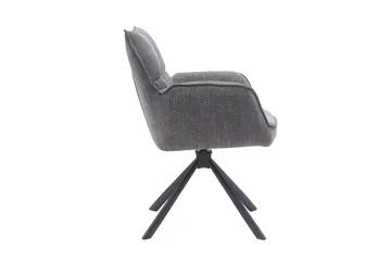 Demetrius Karmstol - Antracit - Products - Möbler - Fåtölj & stolar - Karmstol