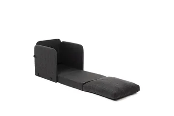 1-sits bäddsoffa Rubby Mörkgrå - Mörkgrå - Products - Möbler - Fåtölj & stolar - Fåtölj - Bäddfåtölj