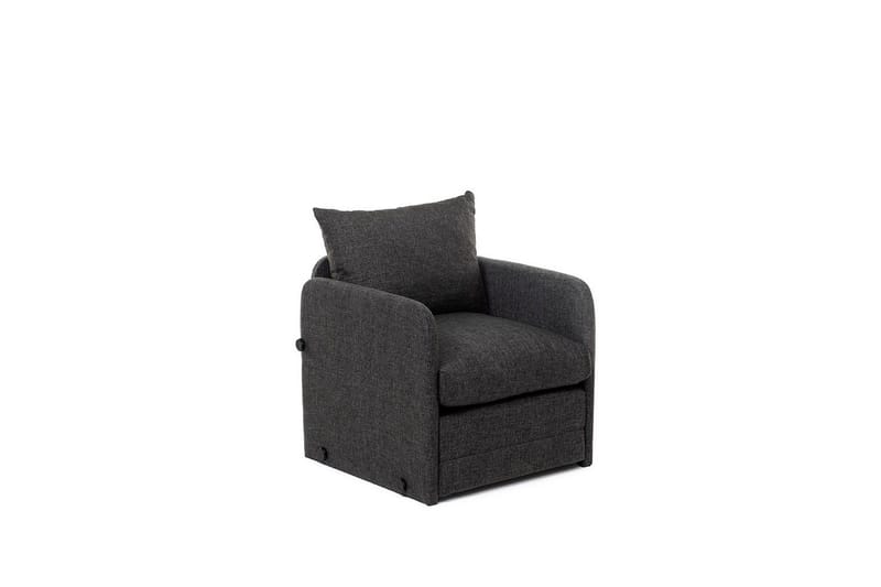 1-sits bäddsoffa Rubby Mörkgrå, Mörkgrå
