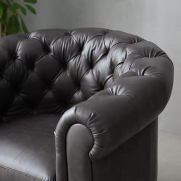 Clubfåtölj chesterfield mörkbrun PU - Products - Möbler - Fåtölj & stolar - Fåtölj - Chesterfield fåtölj