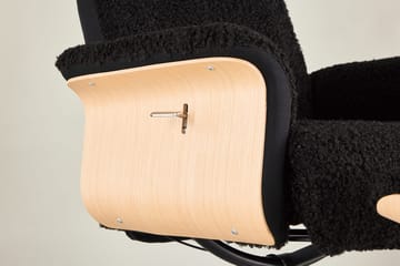 Hagön reclinerf åtölj med fotpall - Svart/oljad ek - Antracit teddy - Products - Möbler - Fåtölj & stolar - Fåtölj - Biofåtölj & reclinerfåtölj