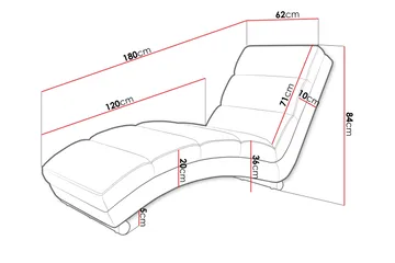 Regalado Liggfåtölj - Brun - Products - Möbler - Fåtölj & stolar - Fåtölj - Liggfåtölj