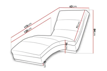 Regalado Liggfåtölj - Svart - Products - Möbler - Fåtölj & stolar - Fåtölj - Liggfåtölj