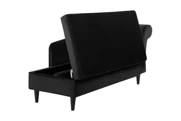 Tyland Schäslong Höger - Svart - Products - Möbler - Fåtölj & stolar - Fåtölj - Liggfåtölj