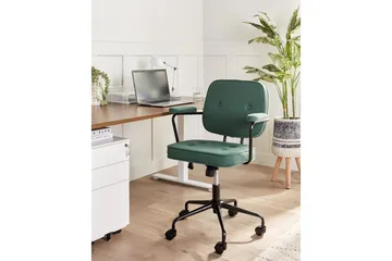 Kontorsstol Pawnee Grön/Svart - Grön/Svart - Products - Möbler - Fåtölj & stolar - Kontorsstol & skrivbordsstol