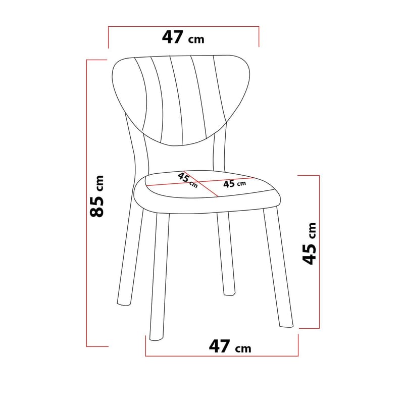 Krylor Matstol - Grå - Products - Möbler - Fåtölj & stolar - Matstol & köksstol