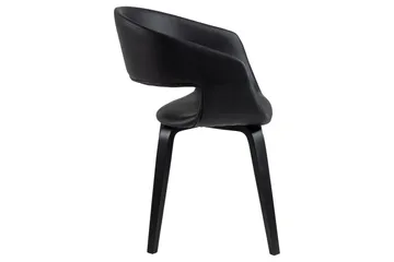 Loraina Karmstol - Svart - Products - Möbler - Fåtölj & stolar - Karmstol