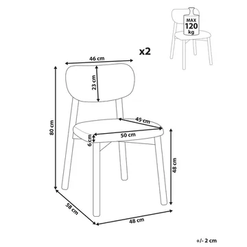 Matstol Mills 2-pack - Brun, Grön - Products - Möbler - Fåtölj & stolar - Matstol & köksstol