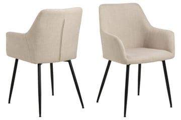 Nielsby Karmstol - Beige - Products - Möbler - Fåtölj & stolar - Karmstol