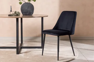 Night Matstol - Svart - Products - Möbler - Fåtölj & stolar - Matstol & köksstol