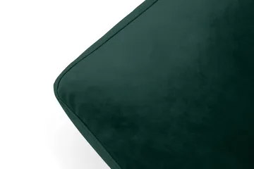 Andrew Fotpall Sammet - Mörkgrön/Mässing - Products - Möbler - Fåtölj & stolar - Pall & puff - Fotpallar