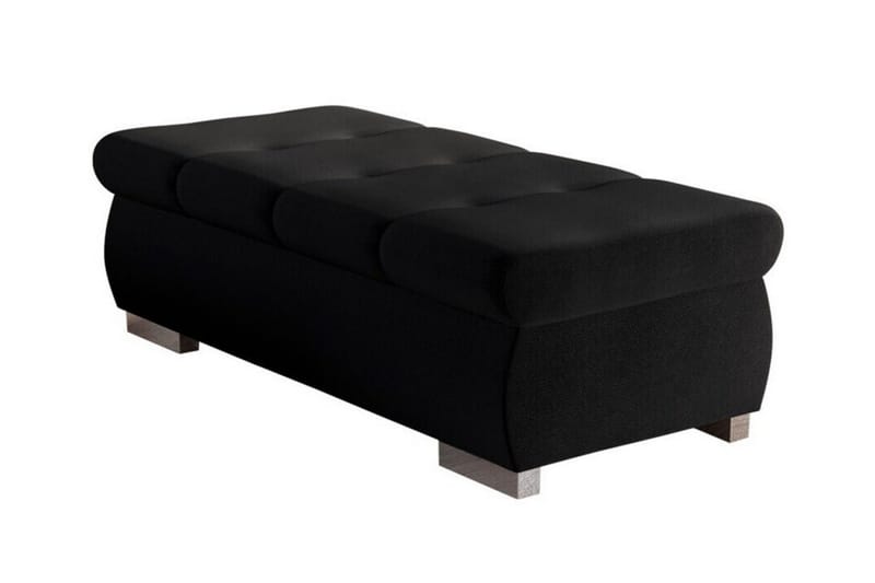 Cerys Fotpall 60 cm, Svart