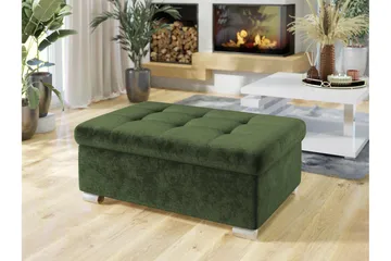 Dynir Fotpall 70 cm - Grön - Products - Möbler - Fåtölj & stolar - Pall & puff - Fotpallar