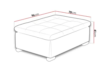 Dynir Sittpuff - Grå - Products - Möbler - Fåtölj & stolar - Pall & puff - Sittpuff