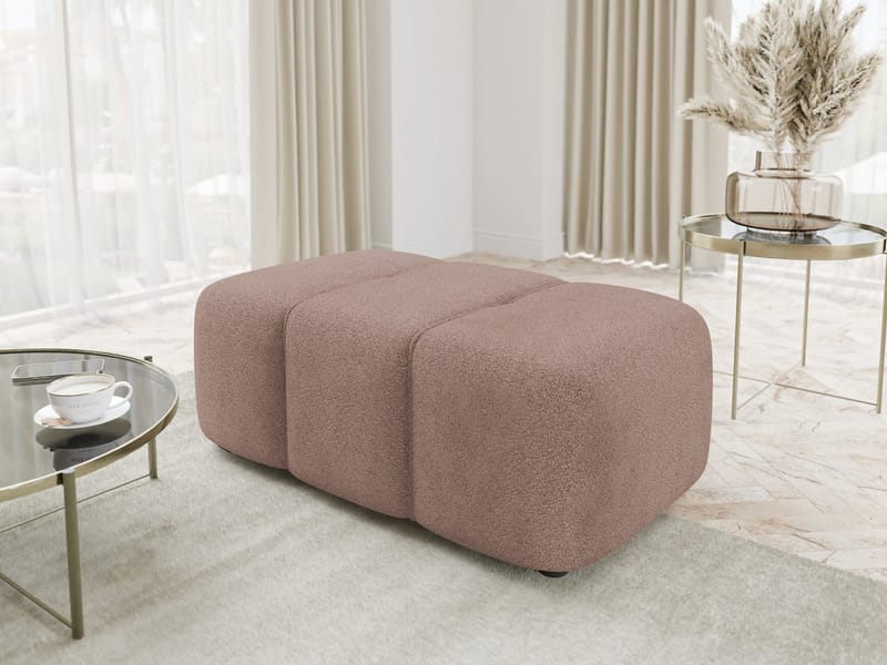 Flo Fotpall 93 cm - Rosa - Products - Möbler - Fåtölj & stolar - Pall & puff - Fotpallar