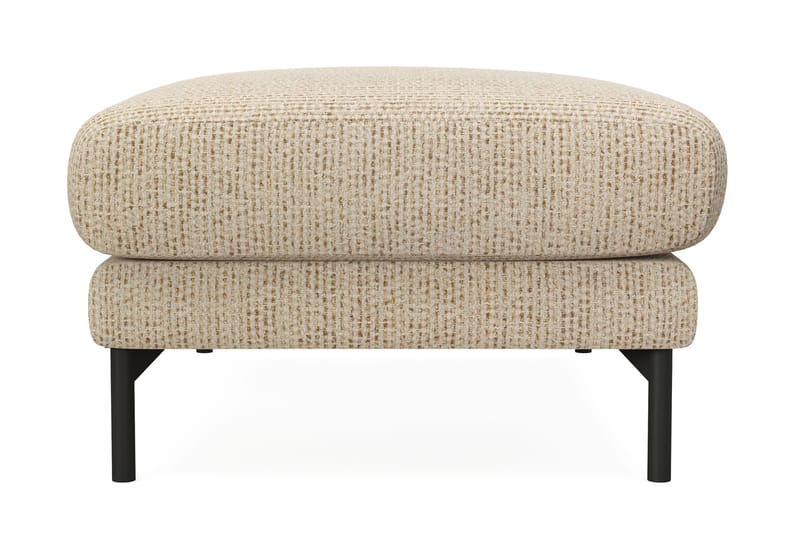 Menard Premium Fotpall i Chenille - Beige - Products - Möbler - Fåtölj & stolar - Pall & puff - Fotpallar