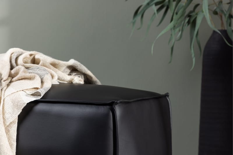 Palermo Fotpall - Svart - Products - Möbler - Fåtölj & stolar - Pall & puff - Fotpallar