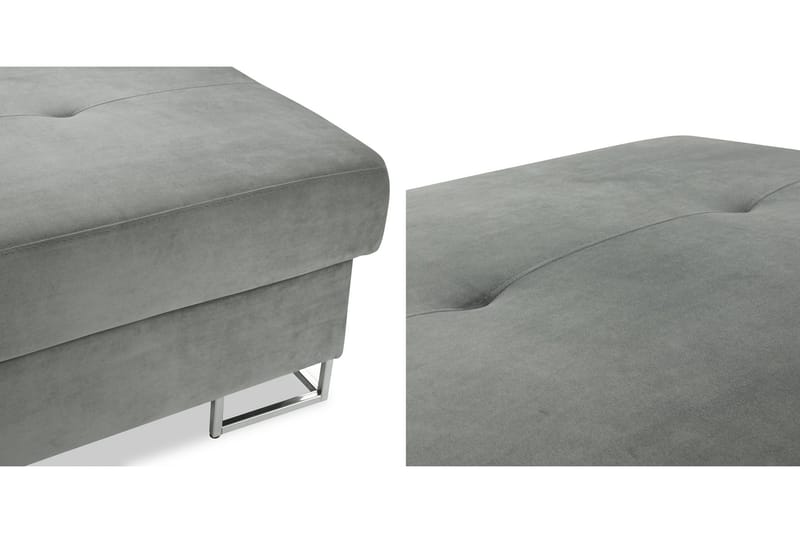 Reginia Fotpall 104 cm - Svart - Products - Möbler - Fåtölj & stolar - Pall & puff - Fotpallar