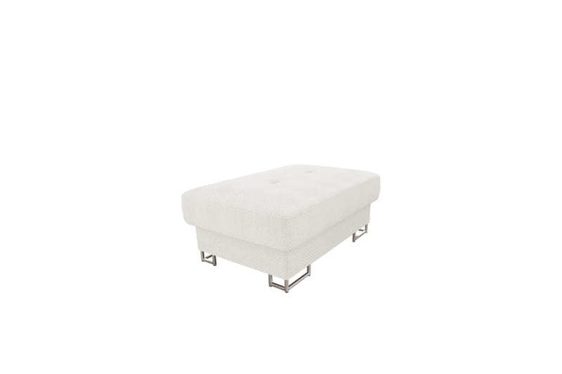 Reginia Fotpall 104 cm - Vit - Products - Möbler - Fåtölj & stolar - Pall & puff - Fotpallar