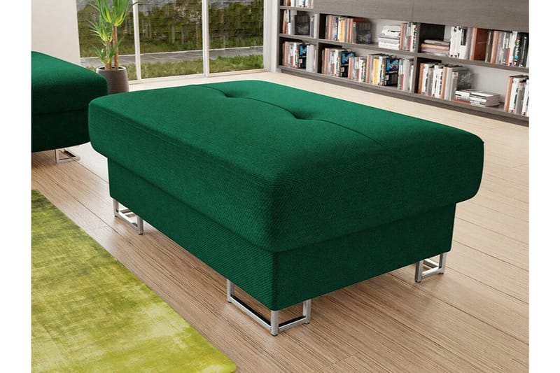 Reginia Fotpall 67 cm Dark green - Products - Möbler - Fåtölj & stolar - Pall & puff - Fotpallar