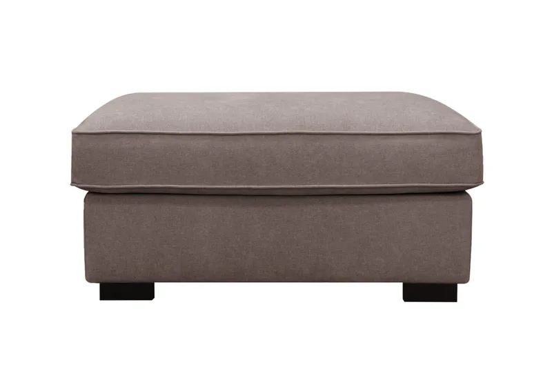 Rossita Fotpall i Tyg - Brun - Products - Möbler - Fåt ölj & stolar - Pall & puff - Fotpallar