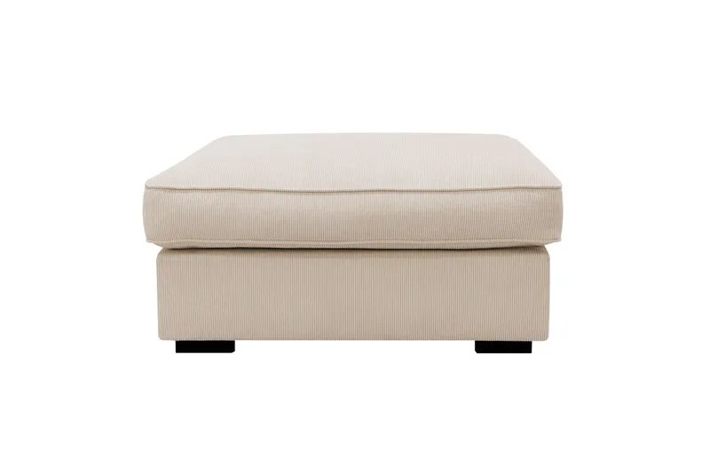 Rossita lyx Fotpall - Beige Manchester - Products - Möbler - Fåtölj & stolar - Pall & puff - Fotpallar