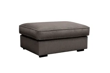 Rossita lyx Fotpall - Mörkgrå Manchester - Products - Möbler - Fåtölj & stolar - Pall & puff - Fotpallar