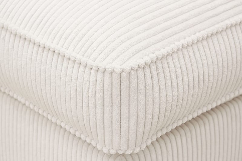 Rossita lyx Fotpall - Offwhite Manchester - Products - Möbler - Fåtölj & stolar - Pall & puff - Fotpallar