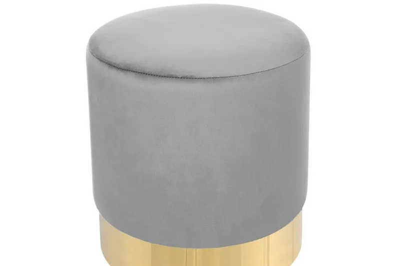 Sophia Sittpuff 39 cm - Grå - Products - Möbler - Fåt ölj & stolar - Pall & puff - Sittpuff