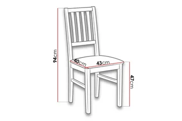 Patrickswell Matstol - Brun - Products - Möbler - Fåtölj & stolar - Matstol & köksstol